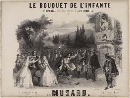 1er quadrille sur les motifs du Bouquet de l'Infante de Boieldieu (Musard)