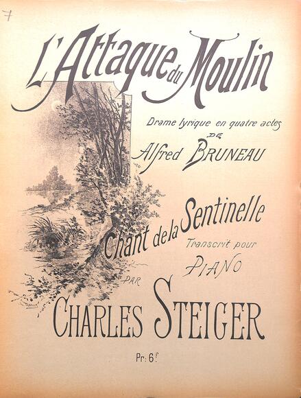 Le Chant de la sentinelle, d'après L'Attaque du moulin de Bruneau (Steiger)