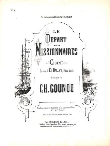 Le Départ des Missionnaires (Dallet / Gounod)
