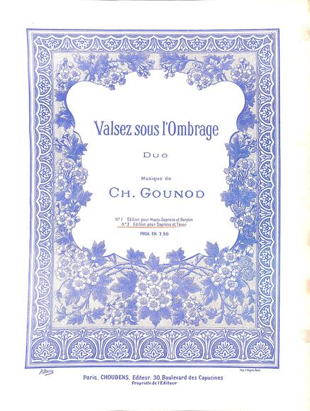 Valsez sous l'ombrage (Gounod)