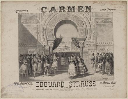 Carmen, quadrille d'après Bizet (E. Strauss)