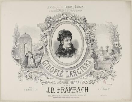 Giroflé-Lanciers, quadrille d'après Lecocq (Frambach)