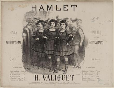 Hamlet, quadrille d’après Thomas (Valiquet)