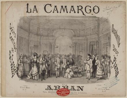 La Camargo, quadrille d'après Lecocq (Arban)