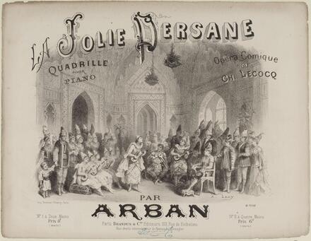 La Jolie Persane, quadrille d'après Lecocq (Arban)