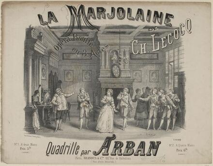 La Marjolaine, quadrille d'après Lecocq (Arban)