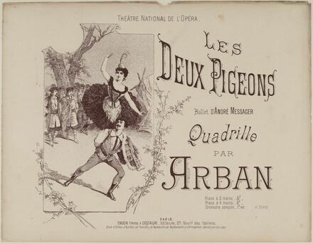 Les Deux Pigeons, quadrille d'après Messager (Arban)