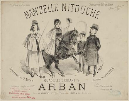 Mam'zelle Nitouche, quadrille d’après Hervé (Arban)
