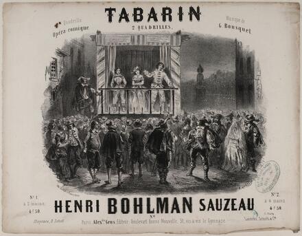 Tamarin, quadrille d'après Bousquet (Bohlman Sauzeau)