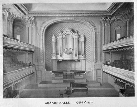 Salle Gaveau : grande salle côté orgue