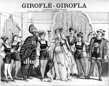 Scène de Giroflé-Girofla (Lecocq)