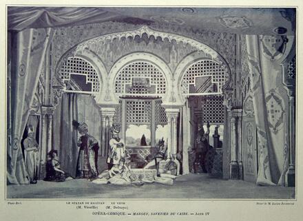 Scène de Marouf savetier du Caire (Rabaud) : acte IV