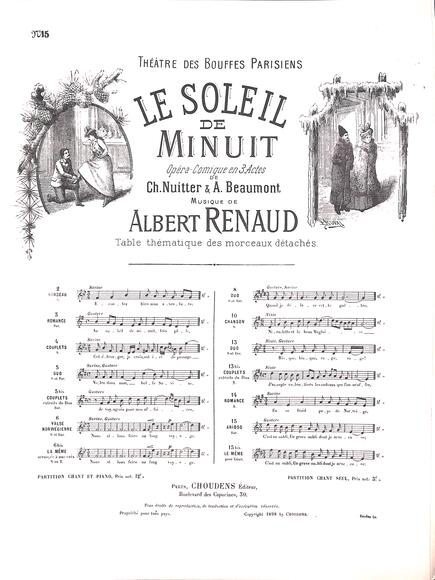 Le Soleil de minuit (Nuitter & Beaumont / Renaud)