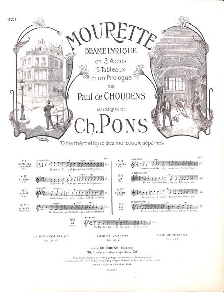 Mourette (Choudens / Pons)