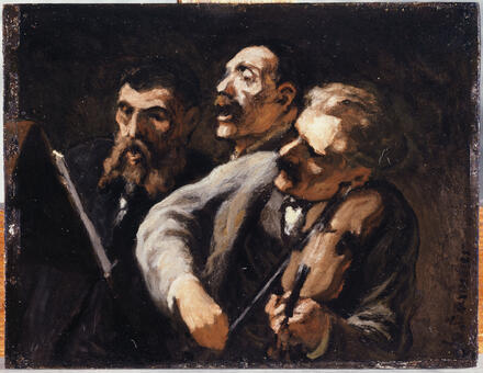 Trio d'amateurs (Daumier)