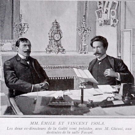 Vincent et Émile Isola
