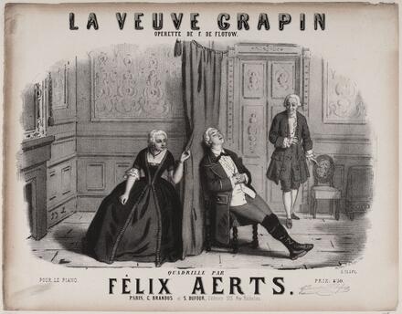 La Veuve Grapin, quadrille d'après Flotow (Aerts)