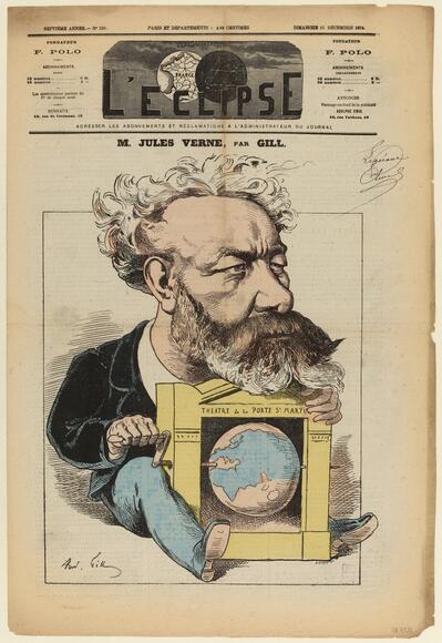 Jules Verne par Gill
