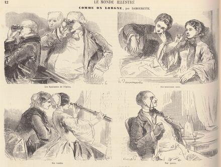 Le Monde illustré, 1857/09/26 [Comme on lorgne]