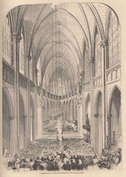 Le Monde illustré, 1857/12/05 [Inauguration de Sainte-Clotilde]