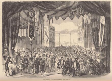 Le Monde illustré, 1857/12/19 [Le Carnaval de Venise]