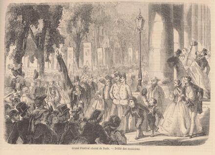Le Monde illustré, 1858/06/19 [festival choral de Bade]