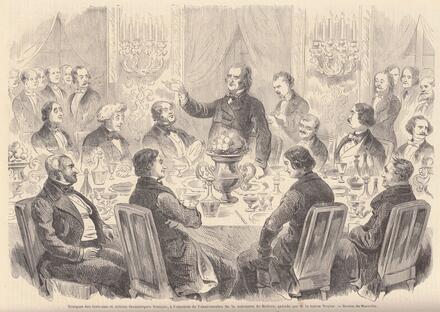 Le Monde illustré, 1859/01/29 [Banquet des écrivains et artistes dramatiques]