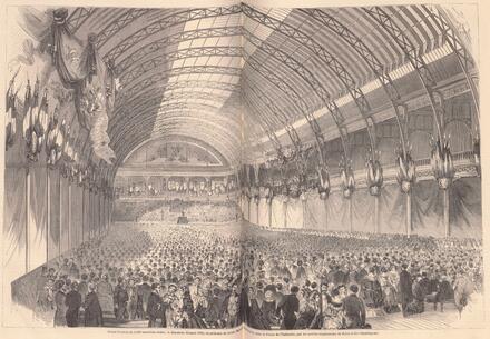 Le Monde illustré, 1859/03/26 [Festival orphéonique au Palais de l’Industrie]