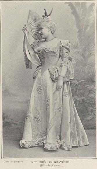 Mme Bréjean-Gravière en Manon (Massenet)
