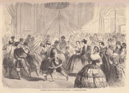 Le Monde illustré, 1861/02/23 [quadrille des patineurs]