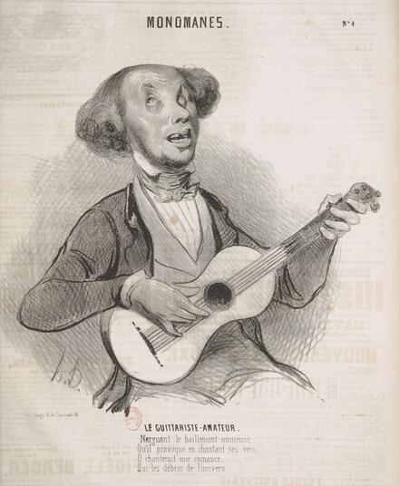 Le Guittariste-amateur (Daumier)