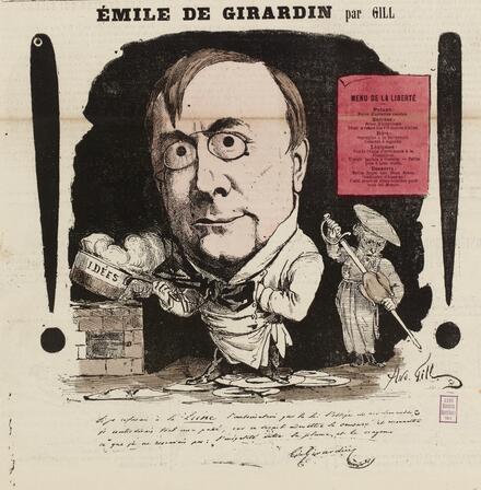 Émile de Girardin (par Gill)