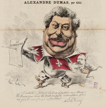 Alexandre Dumas (par Gill)