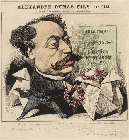 Alexandre Dumas fils (par Gill)