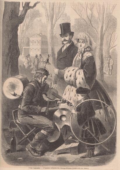 Le Monde illustré, 1862/05/24 [homme-orchestre]