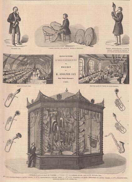 Le Monde illustré, 1863/01/03 [Instruments de Sax]