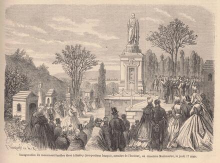 Le Monde illustré, 1864/03/26 [monument à Halévy]