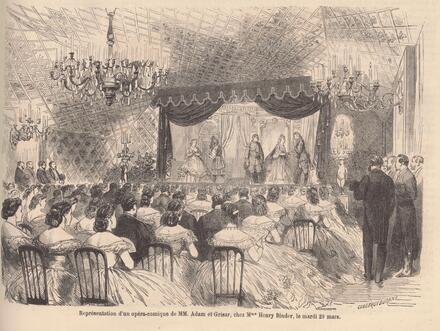 Le Monde illustré, 1864/04/09 [théâtre de salon]