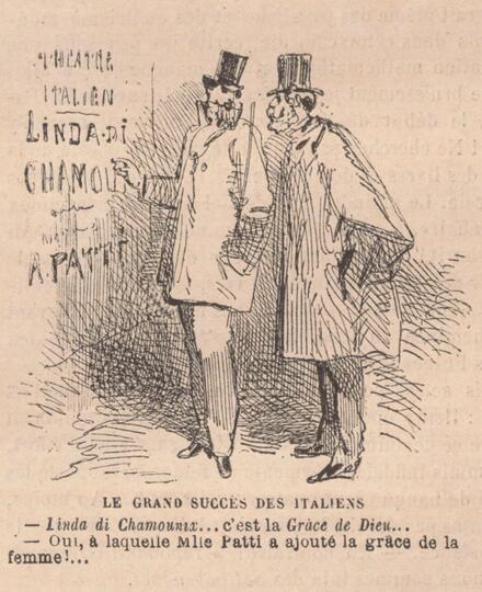Le Monde illustré, 1865/01/28 [succès des Italiens]