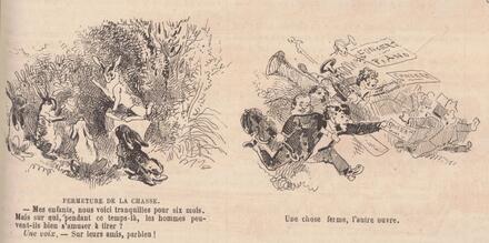 Le Monde illustré, 1866/03/03 [saisons de la chasse et du concert]