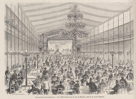 Le Monde illustré, 1867/07/06 [café-concert de la rue de Russie]