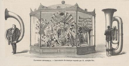 Le Monde illustré, 1867/08/10 [instruments Sax]