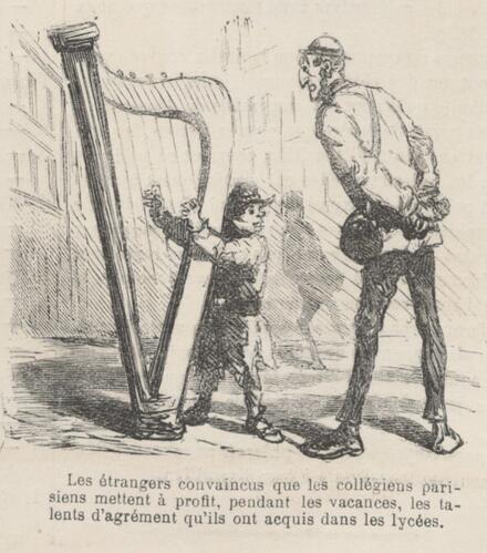 Le Monde illustré, 1867/10/03 [harpe]