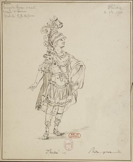 Costume pour Phèdre (Lemoyne) : Thésée