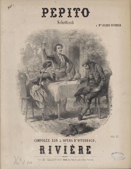 Pépito, schottisch d'après Offenbach (Rivière)