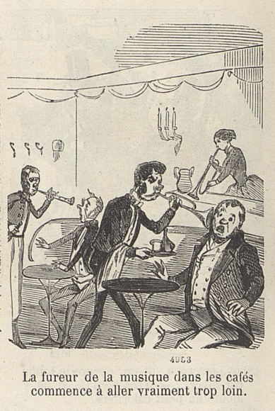 Musique dans les cafés (Nadar)