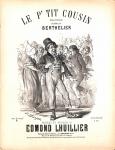 Page-de-titre-de-la-chansonnette-Le-p-tit-cousin-Lhuillier
