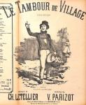 Page-de-titre-de-la-scene-comique-Le-Tambour-de-village-Letellier-Parizot